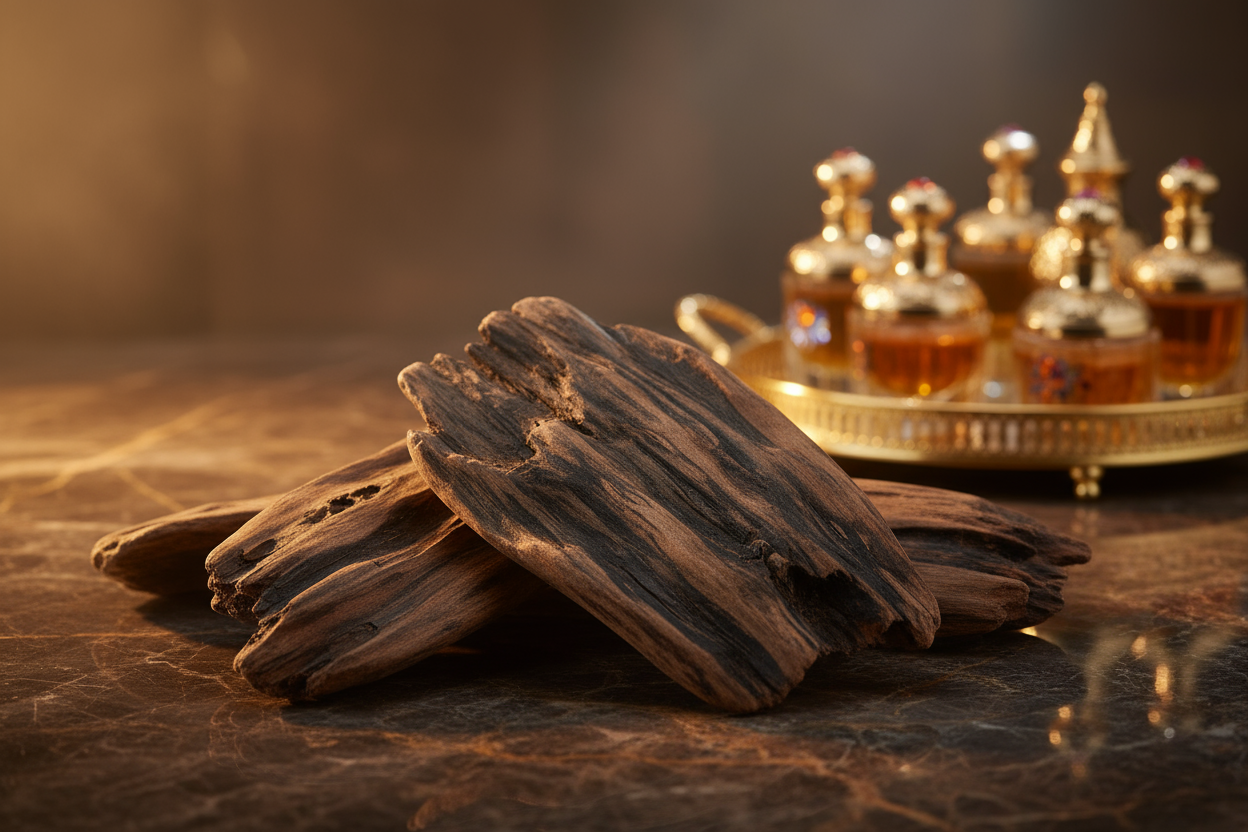 oud  utilizzato per le fragranze arabe